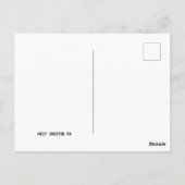 West Chester sunrise briefkaart (Achterkant)