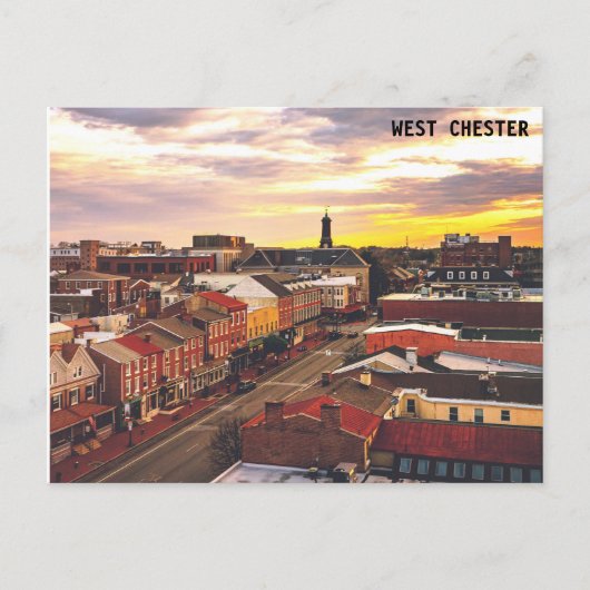 West Chester sunrise briefkaart (Voorkant)