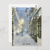 West Chester Winter Briefkaart (Voorkant / Achterkant)