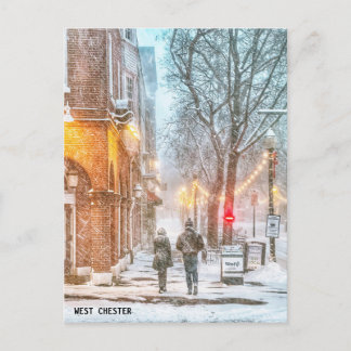 West Chester Winter Wonderland Briefkaart
