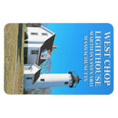 West Chop Lighthouse Marthas Vineyard Flexi Magnet Magneet (Horizontaal)