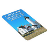 West Chop Lighthouse Marthas Vineyard Flexi Magnet Magneet (Rechterzijde)