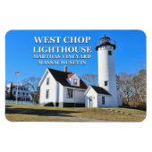 West Chop Lighthouse Marthas Vineyard Flexi Magnet Magneet (Horizontaal)