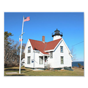 West Chop Lighthouse, Marthas Vineyard Foto print Afdruk