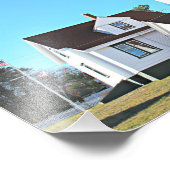 West Chop Lighthouse, Marthas Vineyard Foto print Foto Afdruk (Hoek)