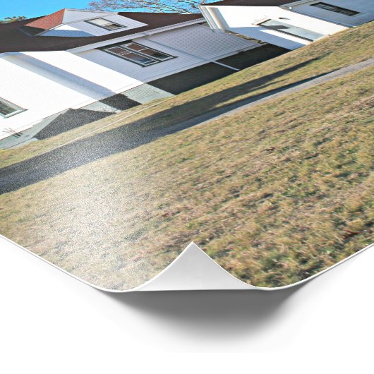 West Chop Lighthouse, Marthas Vineyard Foto print Foto Afdruk (Hoek)