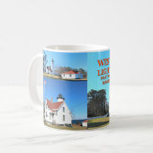 West Chop Lighthouse, Marthas Vineyard MA Mok (Voorkant links)