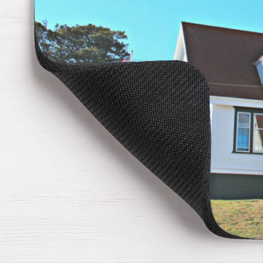 West Chop Lighthouse, Marthas Vineyard MA Mousepad Muismat (Hoek)