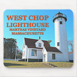 West Chop Lighthouse, Marthas Vineyard MA Mousepad Muismat