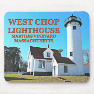 West Chop Lighthouse, Marthas Vineyard MA Mousepad Muismat