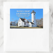 West Chop Lighthouse, Marthas Vineyard MA Stickers (Tas)