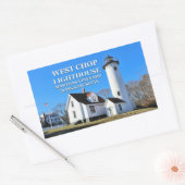 West Chop Lighthouse, Marthas Vineyard MA Stickers (Envelop)