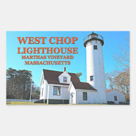 West Chop Lighthouse, Marthas Vineyard MA Stickers