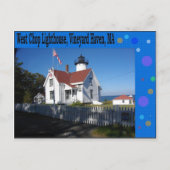 West Chop Lighthouse, Vineyard Haven, MA Briefkaart (Voorkant)