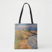 West Cliff Dog Beach & Sailin Sunset Tote Bag (Voorkant)