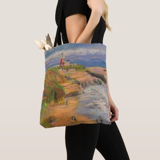 West Cliff Dog Beach & Sailin Sunset Tote Bag (Dichtbij)