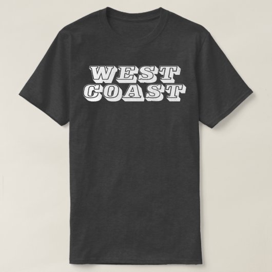 West Coast 90s Hip Hop Fan Design 1 T-shirt (Design voorkant)