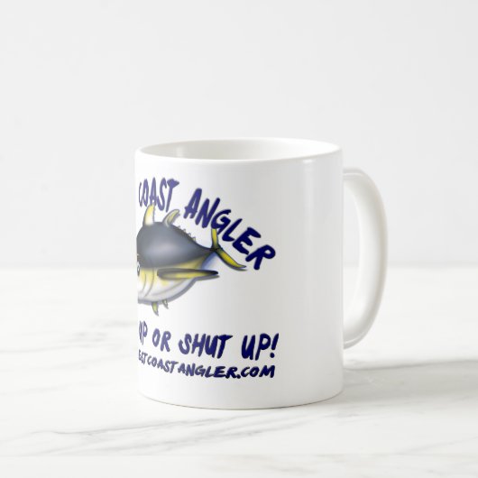 West Coast Angler - Coffee Mok (Voorkant rechts)