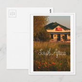West Coast Aurora Zuid-Afrika Wilde Bloemen Briefkaart (Voorkant / Achterkant)