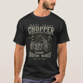 West Coast Chopper Motorcycle Garage Funny T-shirt (Voorkant)