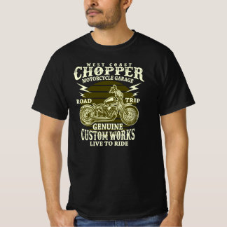 West Coast chopper motorgarage roadtrip gen T-shirt