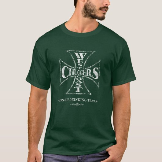 West Coast Chuggers Irish Drink Team T-shirt 4 (Voorkant)