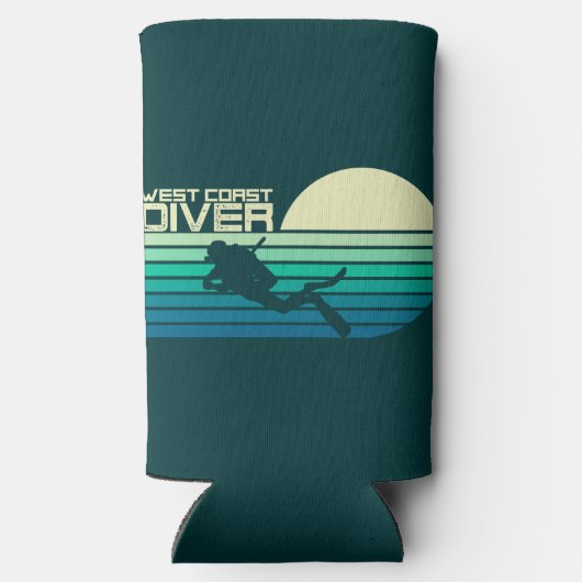 West Coast Diver SC Seltzer Blikjeskoeler (Achterkant)