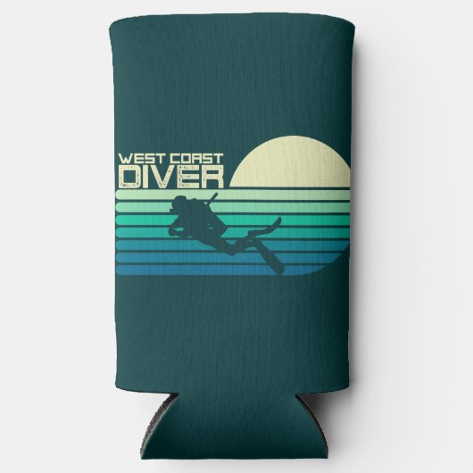 West Coast Diver SC Seltzer Blikjeskoeler (Voorkant)