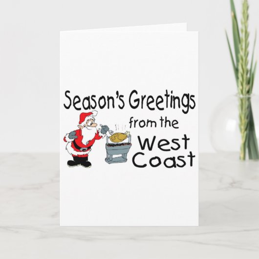West Coast Greetings BBQ Feestdagen Kaart (Voorkant)