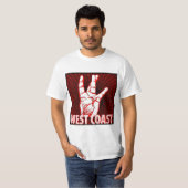 West Coast Hip-Hop Rap T-shirt (Voorkant volledig)