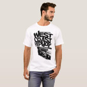 WEST COAST HIP HOP T-SHIRT (Voorkant volledig)