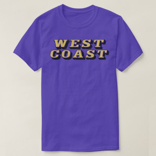 West Coast jaren '90 Hip Hop Fan Design T-shirt (Design voorkant)