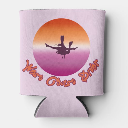 West Coast Lesbian Pride Diver Blikjeskoeler (Voorkant)