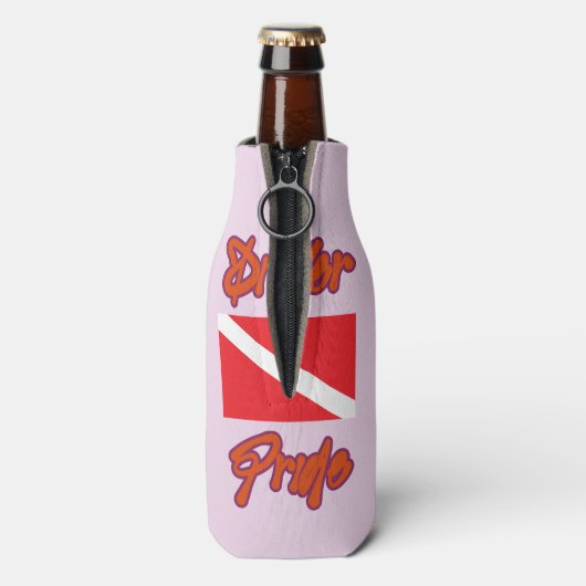 West Coast Lesbian Pride Diver Flesjeskoeler (Fles Achterkant)