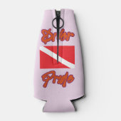 West Coast Lesbian Pride Diver Flesjeskoeler (Achterkant)