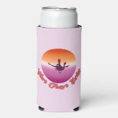 West Coast Lesbian Pride Diver Seltzer Blikjeskoeler (Seltzer Voorkant)