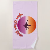 West Coast Lesbian Pride Diver Strandlaken (Voorkant)