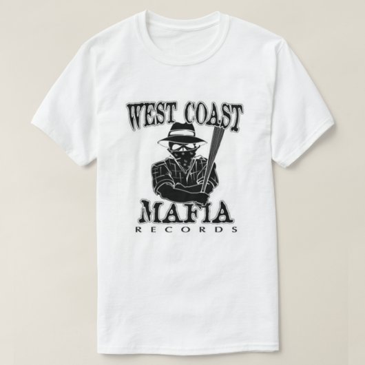 West Coast Mafia - White T-Shirt (Design voorkant)