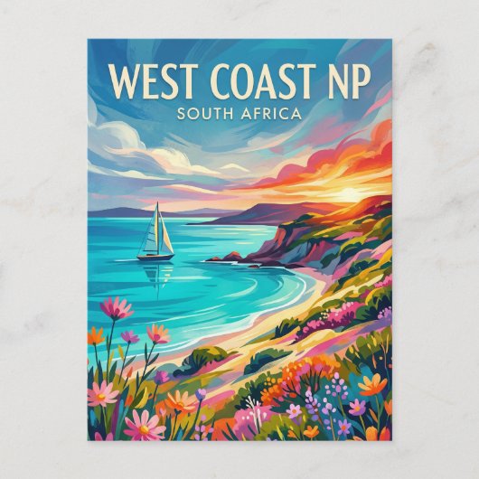 West Coast National Park Zuid-Afrika Briefkaart (Voorkant)