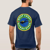 West Coast Nitrox Diver T-shirt (Achterkant)