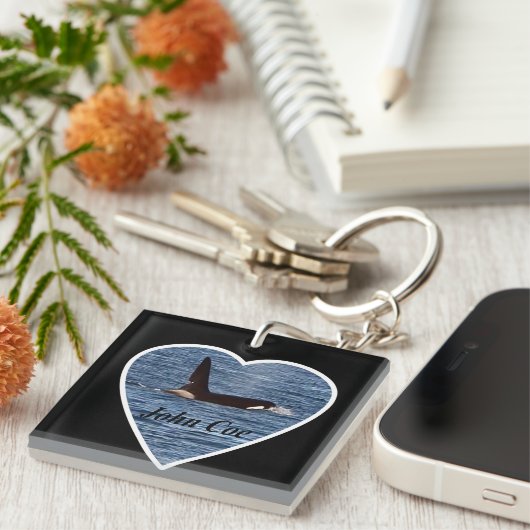 West Coast orka van de orka "John Coe" Sleutelhanger (Voorkant Rechts)
