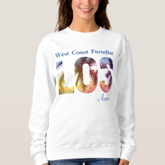 West Coast Paradise Los Angeles Sweatshirt (Voorkant)