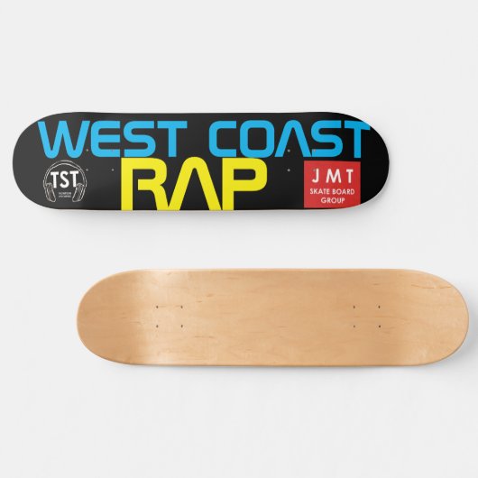 WEST COAST RAP Skateboard (Horizontaal)