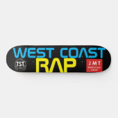 WEST COAST RAP Skateboard (Horizontaal)