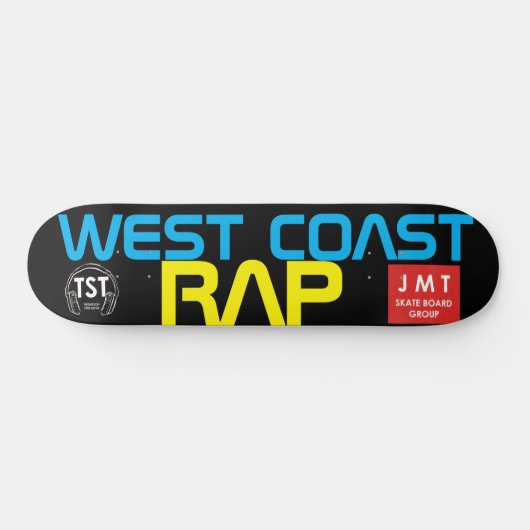 WEST COAST RAP Skateboard (Horizontaal)
