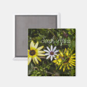 West Coast South Africa Wilde Flower ZA Magneet (Voorkant / Achterkant)