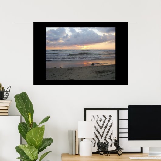 West Coast Sunset Poster (Thuiskantoor)