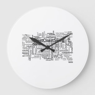 West Coast Swing Clock Grote Klok