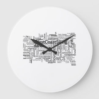 West Coast Swing Clock Grote Klok