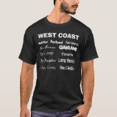WEST COAST T-SHIRT (Voorkant)